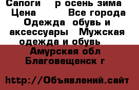 Сапоги 35 р.осень-зима  › Цена ­ 700 - Все города Одежда, обувь и аксессуары » Мужская одежда и обувь   . Амурская обл.,Благовещенск г.